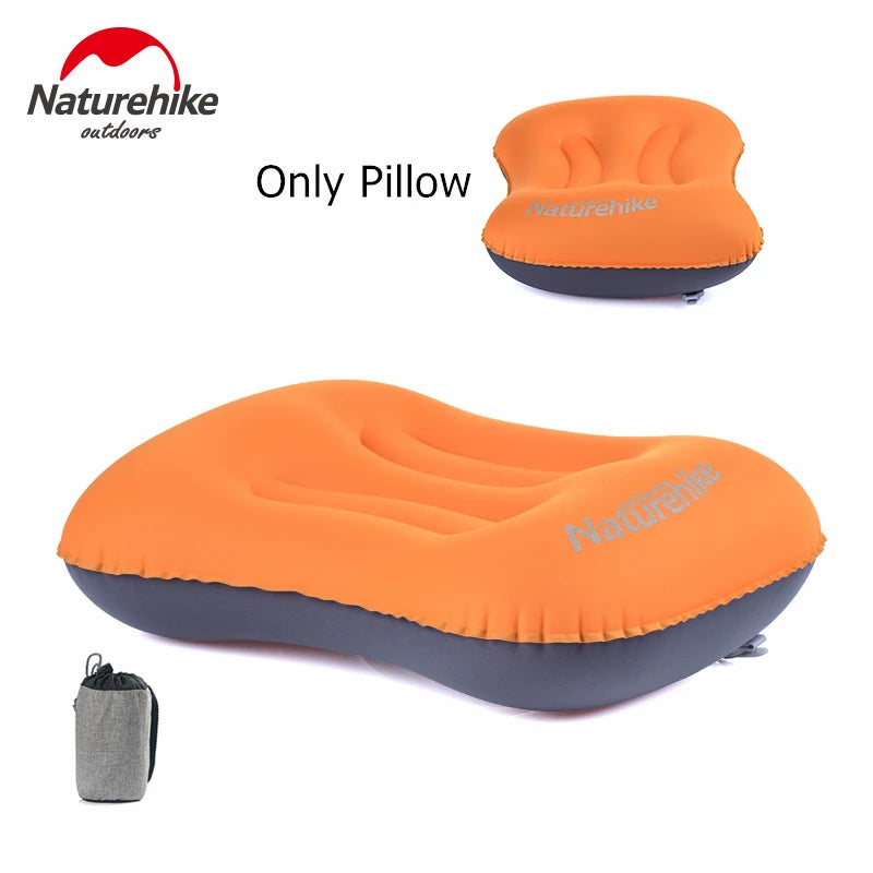 Naturehike Inflatable Pillows Ultralight Camping Pillow Portable Neck Inflatable Seat Travel Pillow Hiking Sleeping Air Pillow