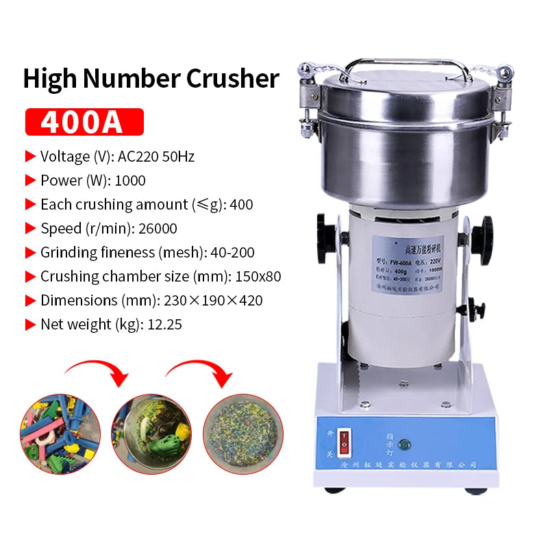 HT400 Extruder 3d Filament Maker 3D Filament Extruder Machine Desktop 3D Printing Consumables Extruder 1.75mm 2.85mm 3mm Nozzles