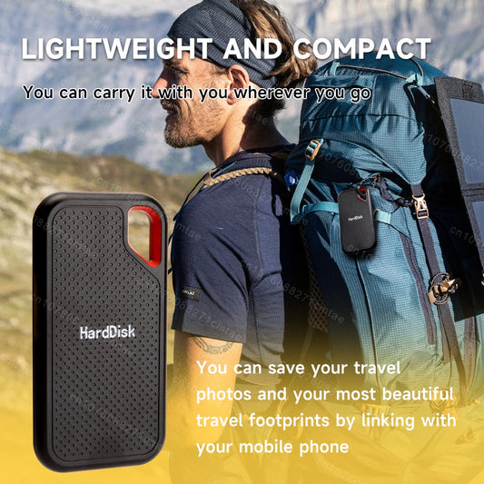 Genuine High-speed 1TB/2TB Portable SSD 4TB External Hard Drive 256TB USB3.2 Type-C Solid-state Drive for Laptop/MAC/PC