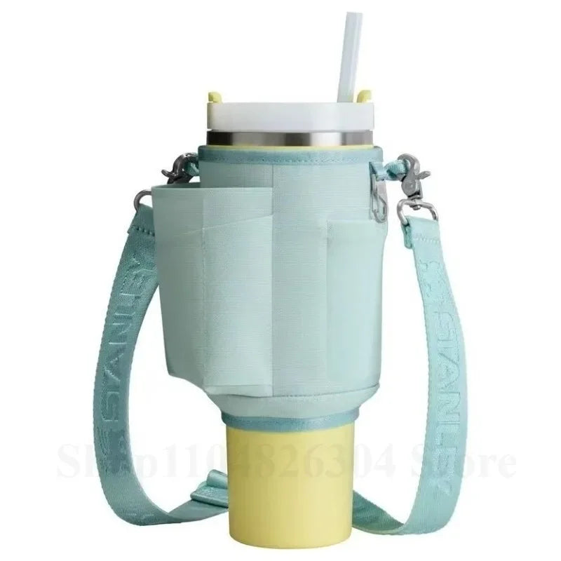 Water Bottle Carrier Water Bottle Holder Travel Essential Water Bottle Bag Carrier Cup Accessory for Stanley 40oz Tumbler