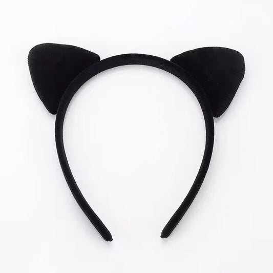 Korean Cute Cat Ear Headband Head Hoops Women Girls Simple Hair Bands Headbands Fashion Elastic Face Washing Bezel Headwear