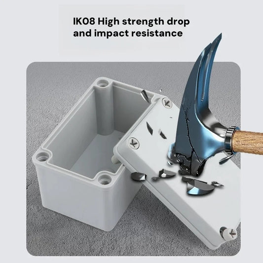 Transparent Waterproof Outdoor Enclosure Plastic Box Electronic Project Case Instrument Electrical Box IP68 Junction Box Housing