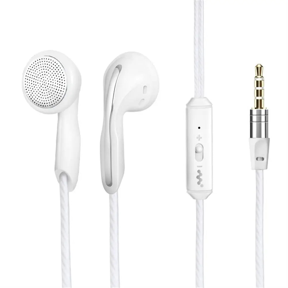 Electronics Laptop Stereo Bass Noise Cancel 3.5mm For Smartphone In Ear Earphones Flat Earbuds Sport Headset Wired Earphones