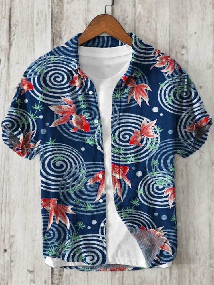 3D men's summer streetwear, Hawaiian shirts, Harajuku high-quality casual clothes