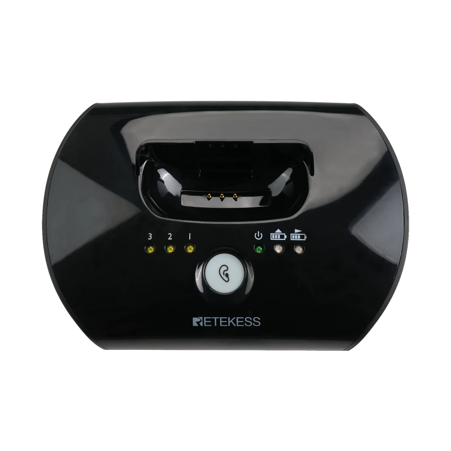 Retekess TA008 TV Hearing Aid Headphone Wireless TV Headset System 2.4GHz Wireless Headphone for Seniors 3 Tones Dual Batteries