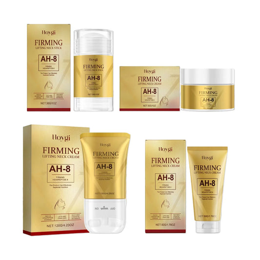 Ah-8 Firming Neck Cream Hexapeptide Moisturizing Tighten Loose Sagging Fine Lines Wrinkle Reduction Hyaluronic Acid Neck Lotion