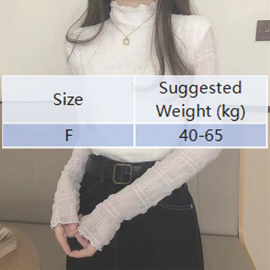 Woman Clothes Half-high Neck Casual Elegant Bottoming Shirt Long-sleeved T-shirt Slim Fit Fashion Tops Women's Thermal Underwear