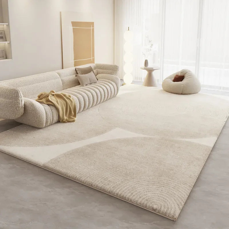 VIKAMA Upgrade Material Living Room Carpet Simple Thick Family Bedroom Minimalist Bed Rug Sofa Coffee Table Carpet Home Decor