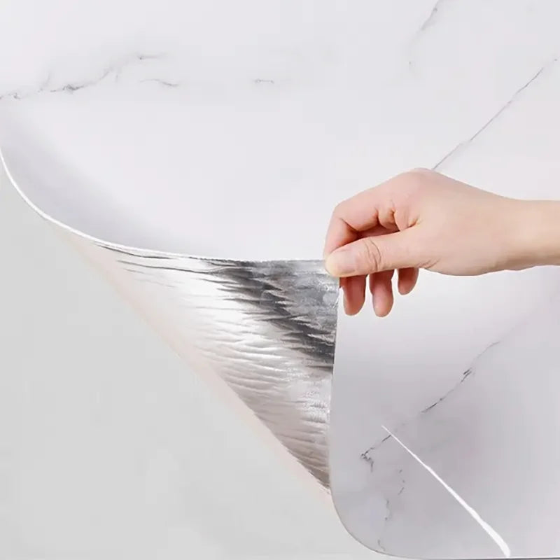 Imitation tile self-adhesive marble waterproof PVC wall stickers for living room kitchen bedroom decoration stickers
