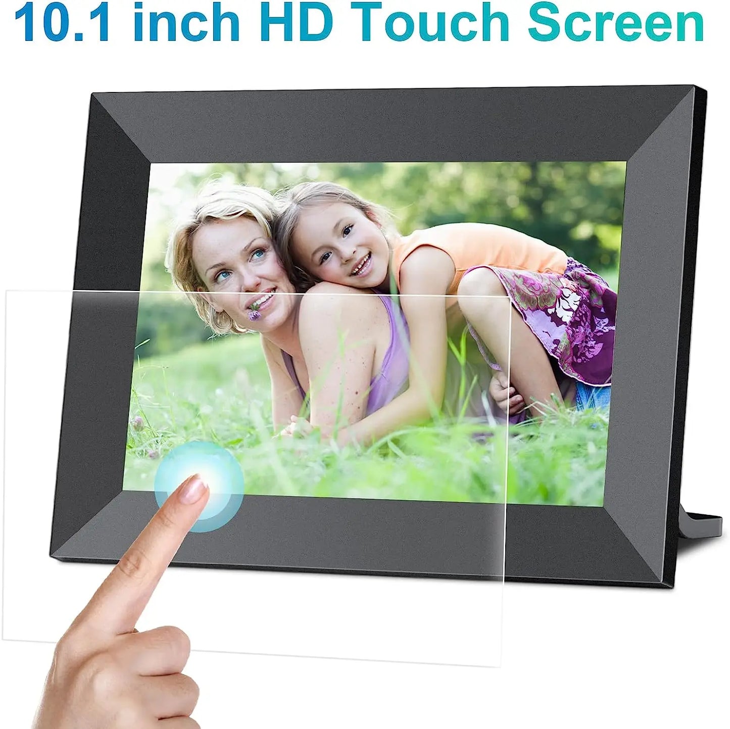 Frameo Digital Picture Frame 10.1 Inch 32GB/64GB Smart WiFi digital photo frame with 1280x800 IPS HD Touch Screen Wall Mountable