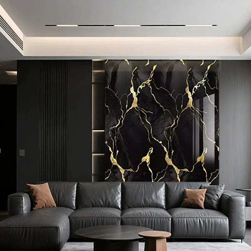 Imitation tile self-adhesive marble waterproof PVC wall stickers for living room kitchen bedroom decoration stickers