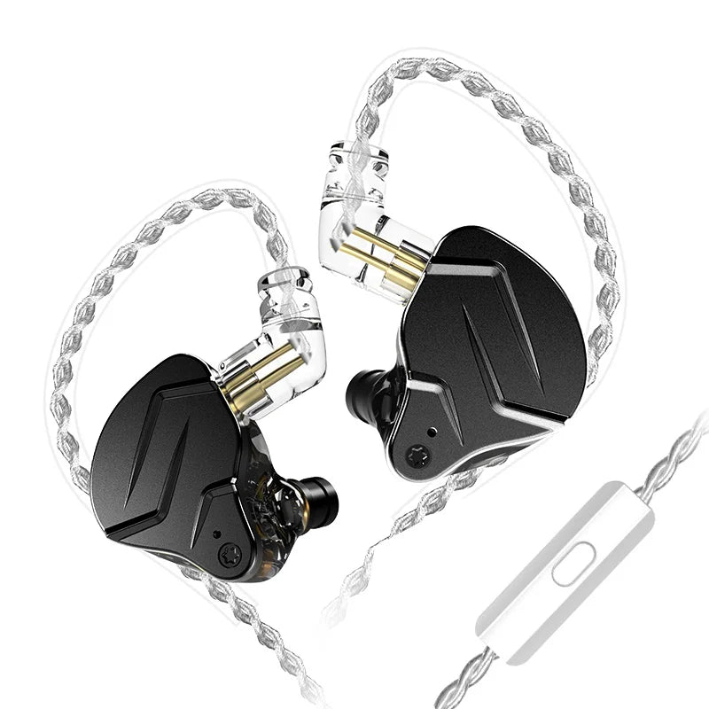 KZ ZSN Pro X Metal Bass Earphones 1BA+1DD Hybrid Technology HIFI In Ear Monitor Earphone Earbuds Sport Noise Cancelling Headset