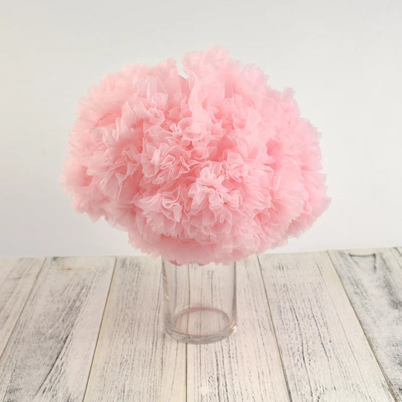 HOT Girls Tutu Skirts Solid Fluffy Tulle Princess Ball Gown Pettiskirt Kids Ballet Party Performance Dress for Children PP001