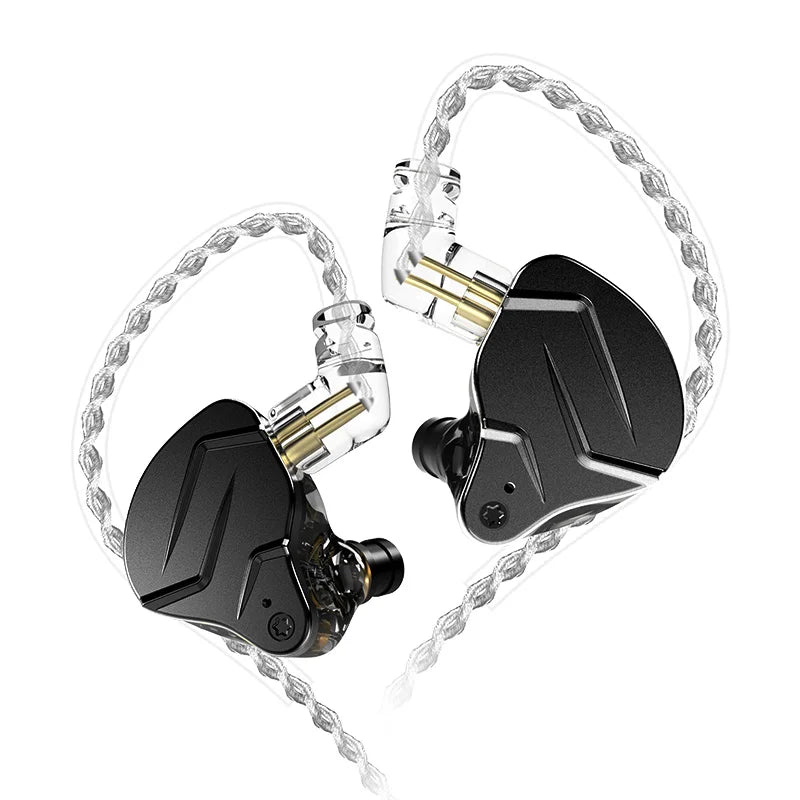 KZ ZSN Pro X Metal Bass Earphones 1BA+1DD Hybrid Technology HIFI In Ear Monitor Earphone Earbuds Sport Noise Cancelling Headset