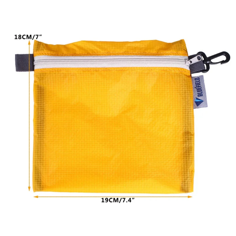 Outdoor Waterproof Bag Swimming Bag Pouch for Camping Hiking with Hook Zipper Storage Bag 4 Colors Pocket Pouch /JS