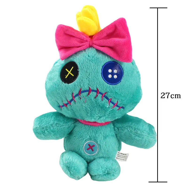 Disney Lilo & Stitch 27cm Cartoon Animal Soft Stuffed Cotton Dolls Plush Peluche Kids Toy Model for Children Xmas Birthday Gift