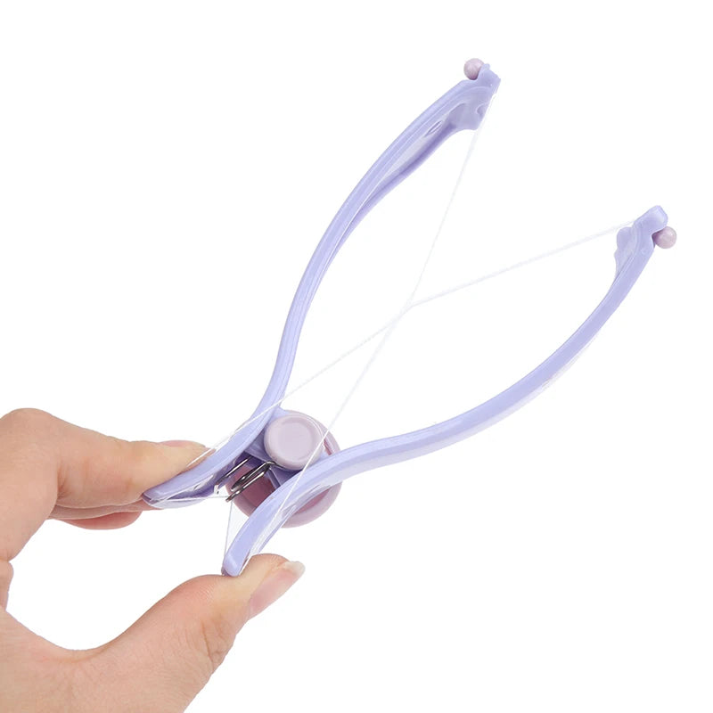 Women Hair Removal Epilator Mini Facial Hair Remover Spring Threading Face Defeatherer for Cheeks Eyebrow DIY Makeup Beauty Tool