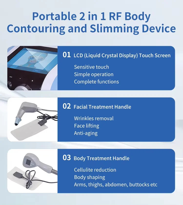 Hot Selling Ultra 360 EXIS RF Face Lifting Anti Aging Body Slimming Skin Tightening Fat Reduction Radio Frequency SalonMachine