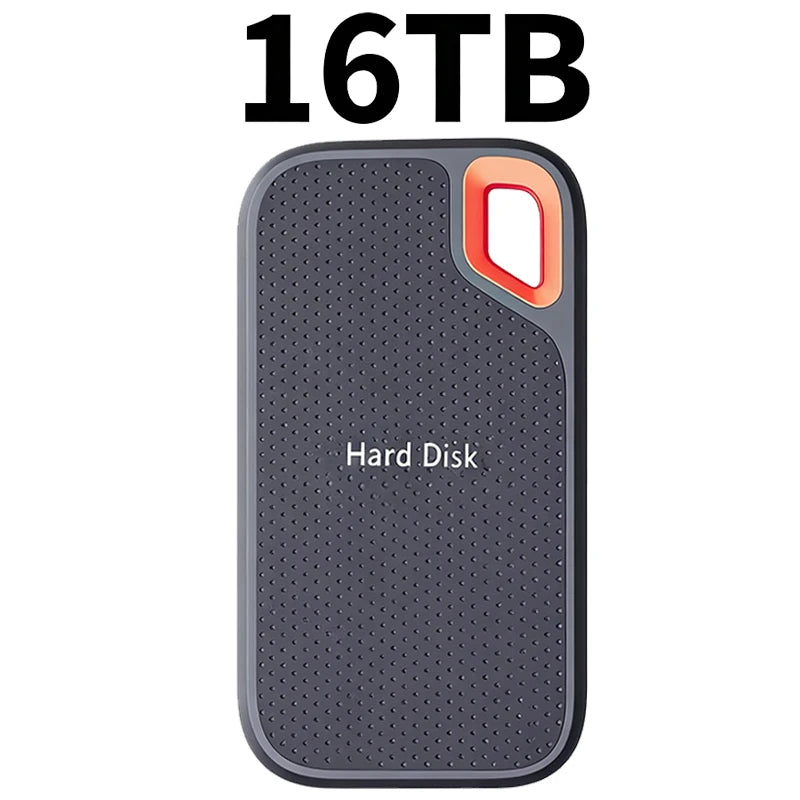 High-speed Portable SSD 1TB External Hard Drive 2TB Mobile Solid State Drive 4TB 16TB Mass External Hard Disk for Laptop/MAC/PC