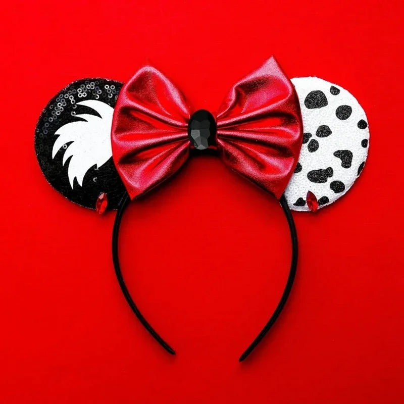 Disney Mickey Mouse Hairbands Frozen Ear Headband for Adults Anna Elsa Snowman Olaf Headwear Women Kids Girls Hair Accessories