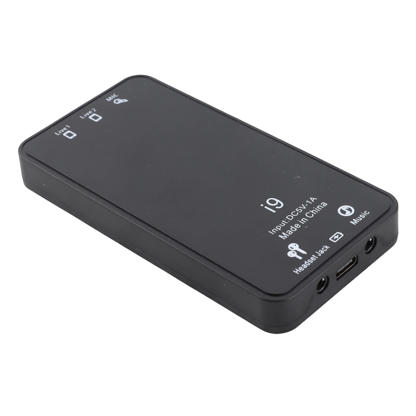 I9 Voice Changer Set Multifunction Portable Recording Mini Sound Card for Game  Recording Computer Sound Changer