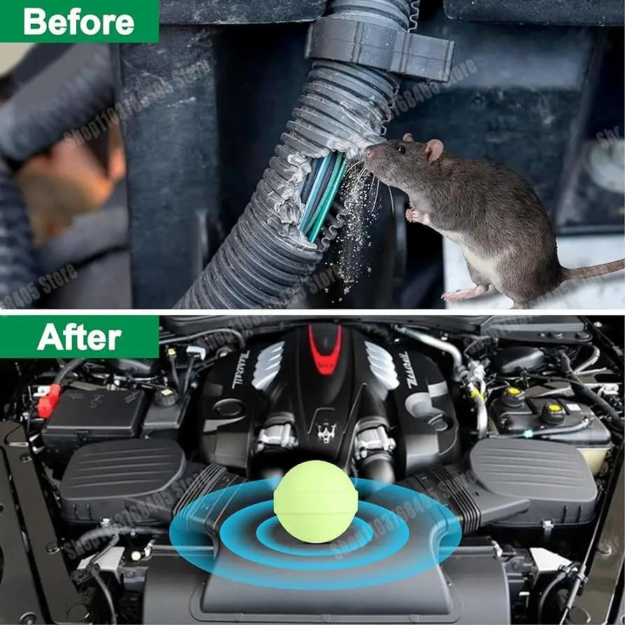 Effective Rat Mouse Repellent Balls Rats mouse trap Bait Mothballs Rat Controller Pill for Indoor Outdoor Rodent Control Protect