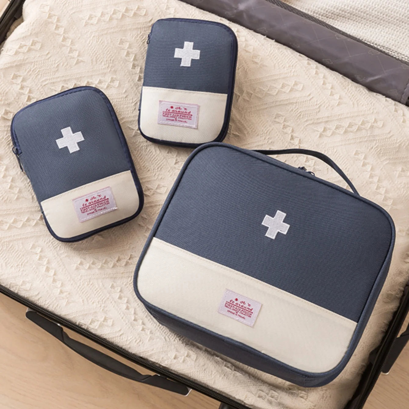 Travel Medicine Bag Pill Storage Pouch Outdoor Essentials Emergency Survival Bag Mini First-aid Kit Portable Home Storage Bag