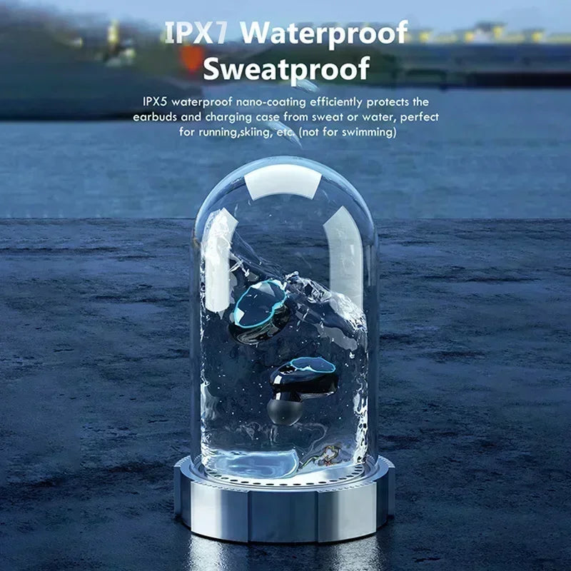 Bluetooth headset M10 hands-free LED Dispay headset Bluetooth HiFi stereo music wireless earplug waterproof game headset