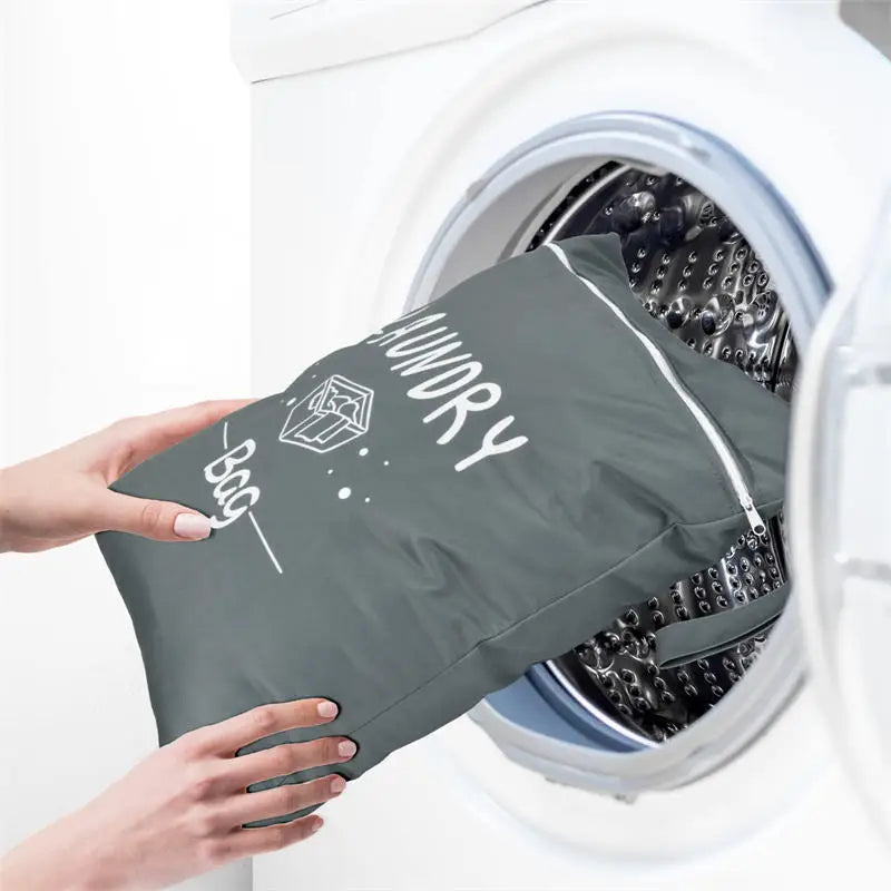 1pc Large Travel Laundry Bag Waterproof Washable Dirty Cloth Bag for Traveling Wet Dry Bag Bathing Suit Workout Bag