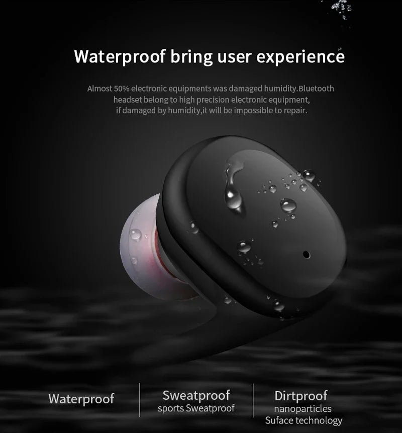 Y30 TWS Bluetooth 5.0 Wireless Stereo Earphones Earbuds In-ear Noise Reduction Waterproof Headphone For Smart Phone Android IOS