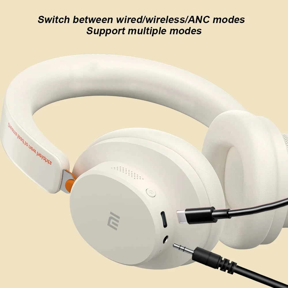 BOSE&bye ANC Noise Reduction Bluetooth Headphones Over The Ear Wireless Big Earphone Hifi Sounds Sport Headsets With Button mic