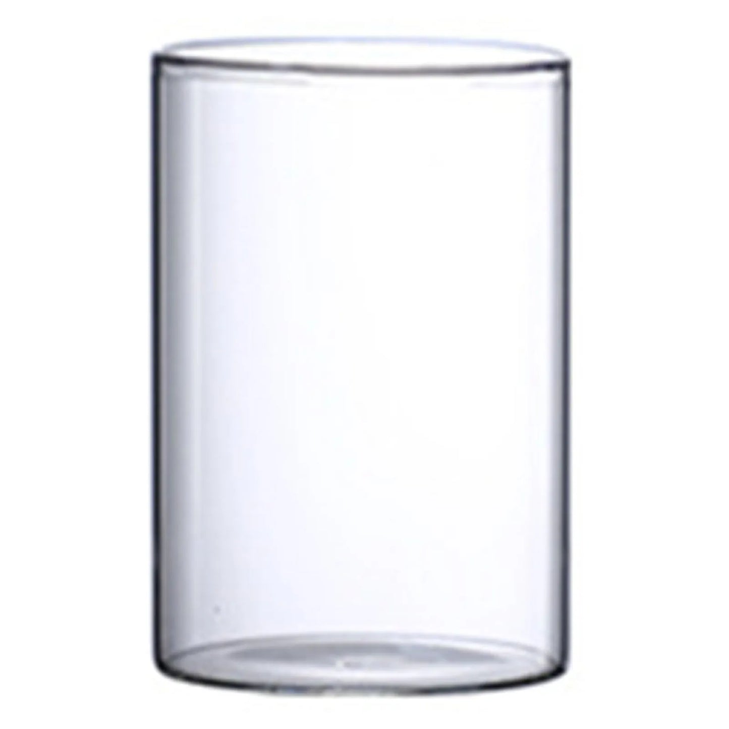 Transparent Glass Hydroponic Vase Minimalist Glass Vase Cylinder Flower Vase for Wedding Living Room Decorative Gift