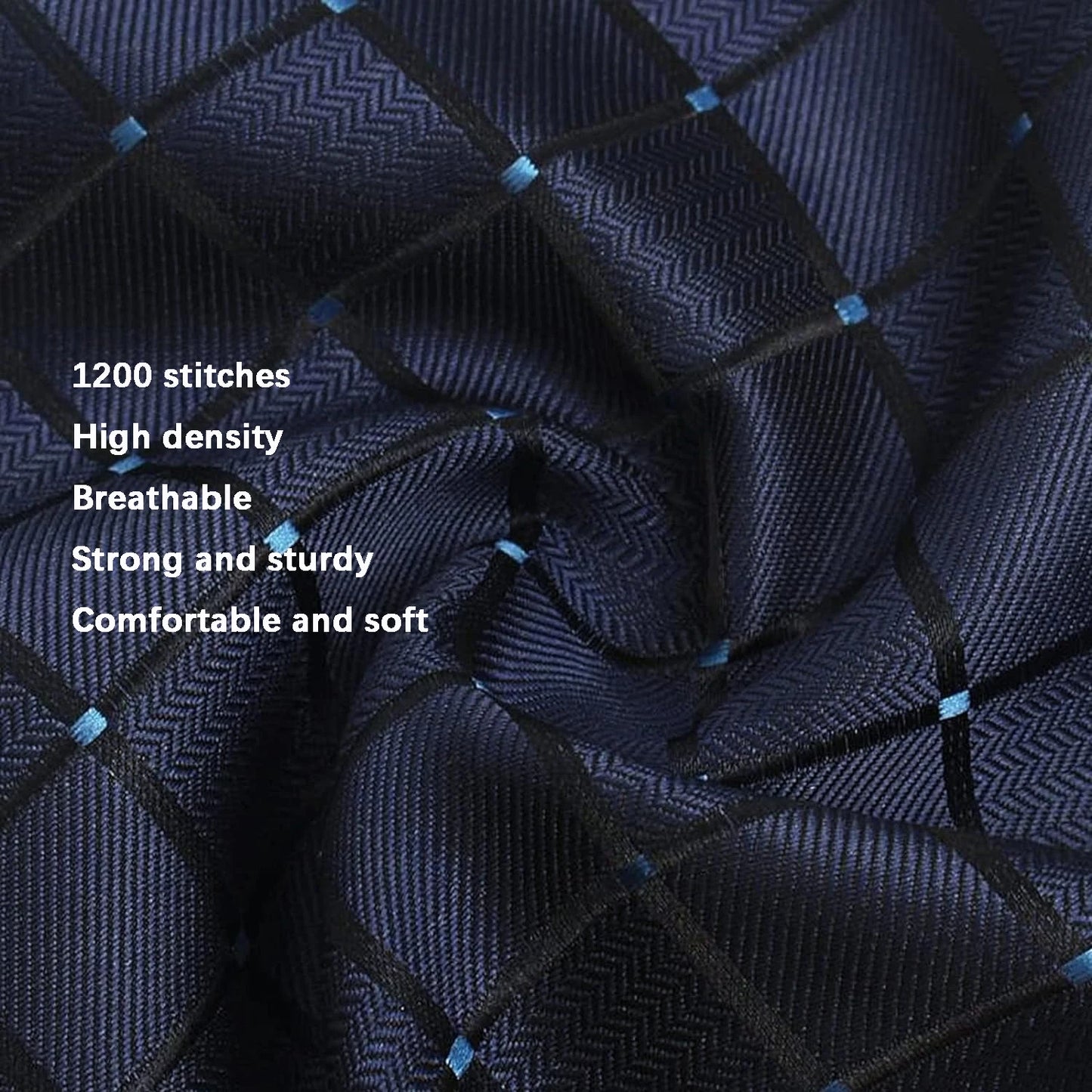 Classic 100% Silk Men's Ties In Gift box 8cm Plaid Dot Striped Business Necktie Handkerchief Cufflinks Wedding Party Tie Set