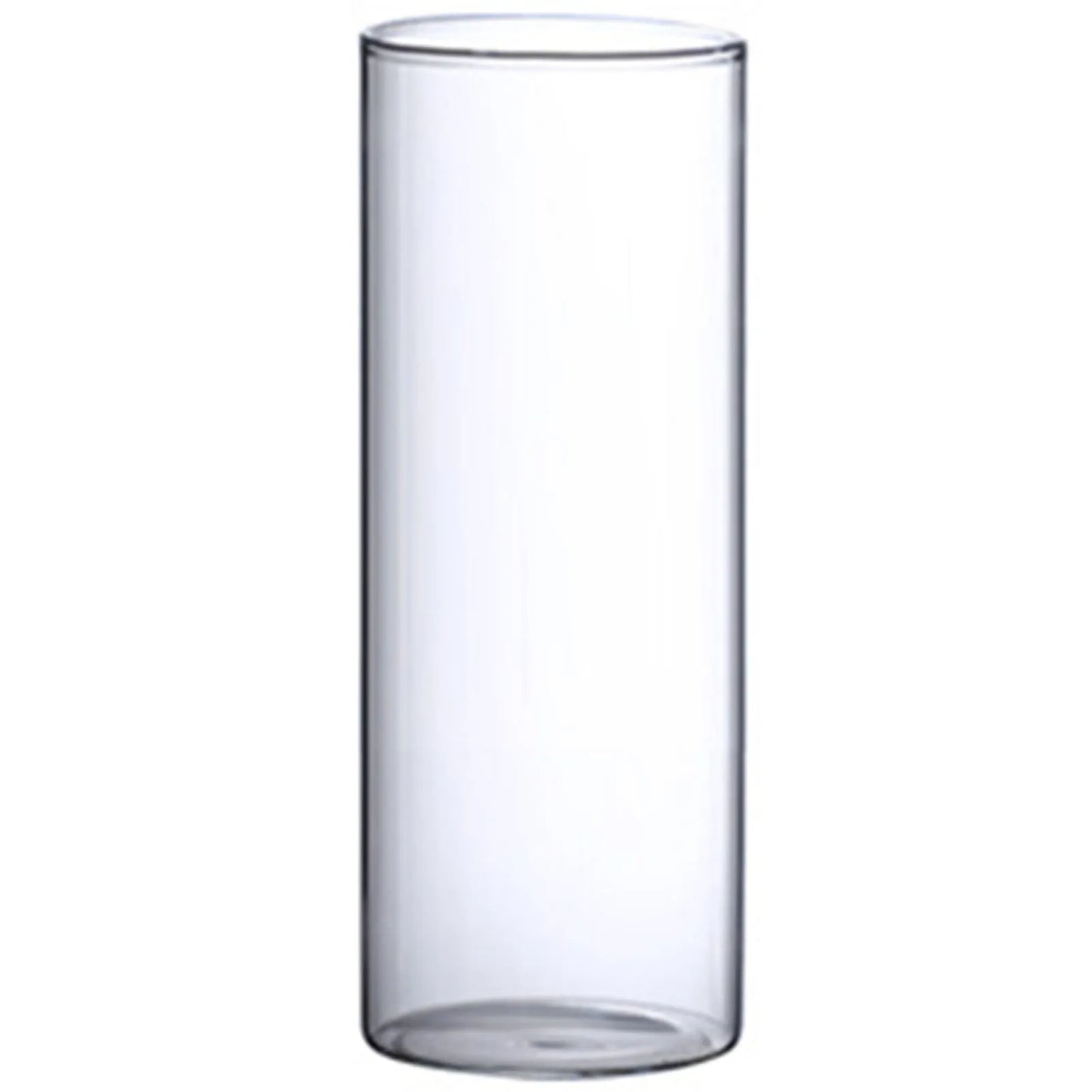 Transparent Glass Hydroponic Vase Minimalist Glass Vase Cylinder Flower Vase for Wedding Living Room Decorative Gift