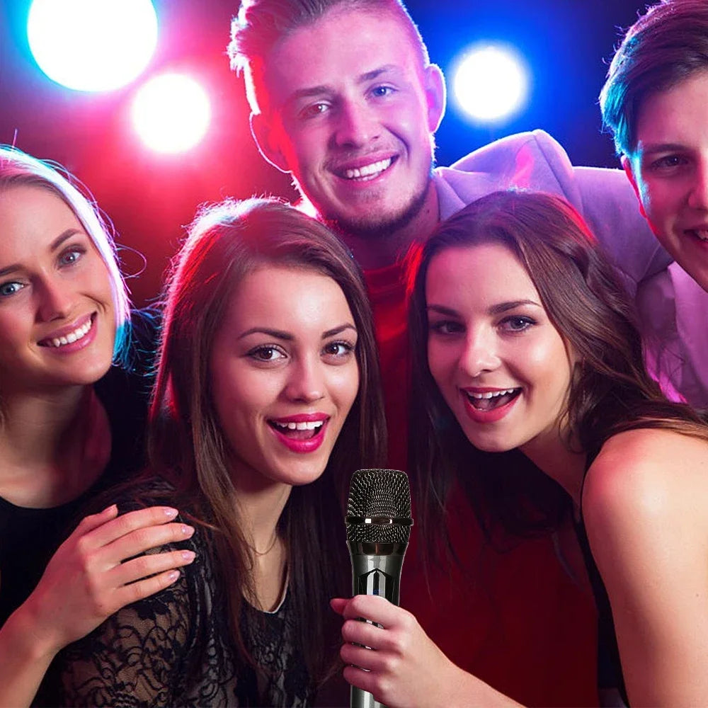 Handheld Microphone 2.4G Wireless Microphone Rechargeable Microphone Multi-Microphone Kits For Karaoke Live Party Show Meeting