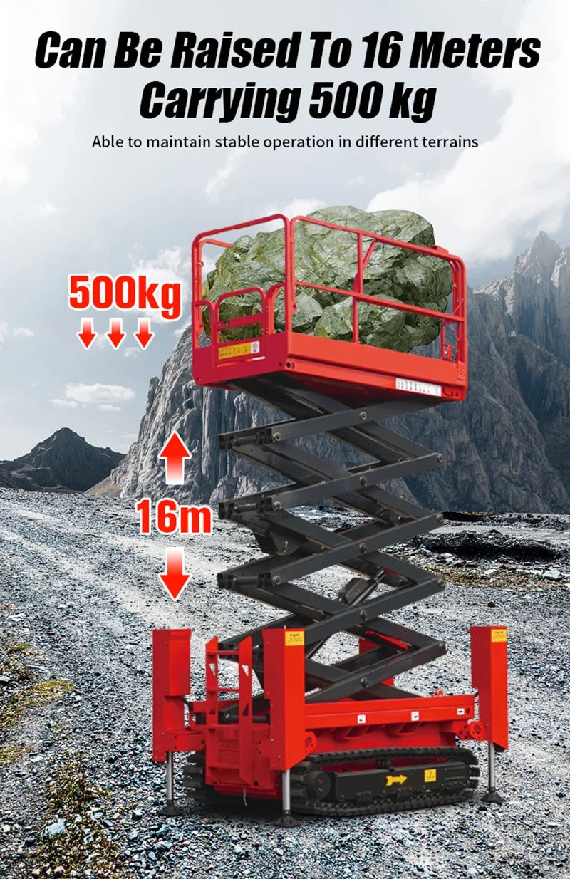 4m 6m 8m 15m Working Height Scissor Lift Plataforma Elevadora Light Weight Aerial Work Platform Scaffolding Manufacturer