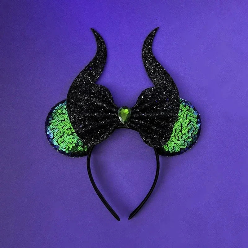 Disney Mickey Mouse Hairbands Frozen Ear Headband for Adults Anna Elsa Snowman Olaf Headwear Women Kids Girls Hair Accessories