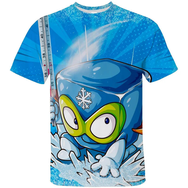 Women Men Super Zing 3D Print Clothing Super Sing Fashion Harajuku T Shirt Kid Anime Cartom Tshirts Casual O Neck Top Tshirt Y2k