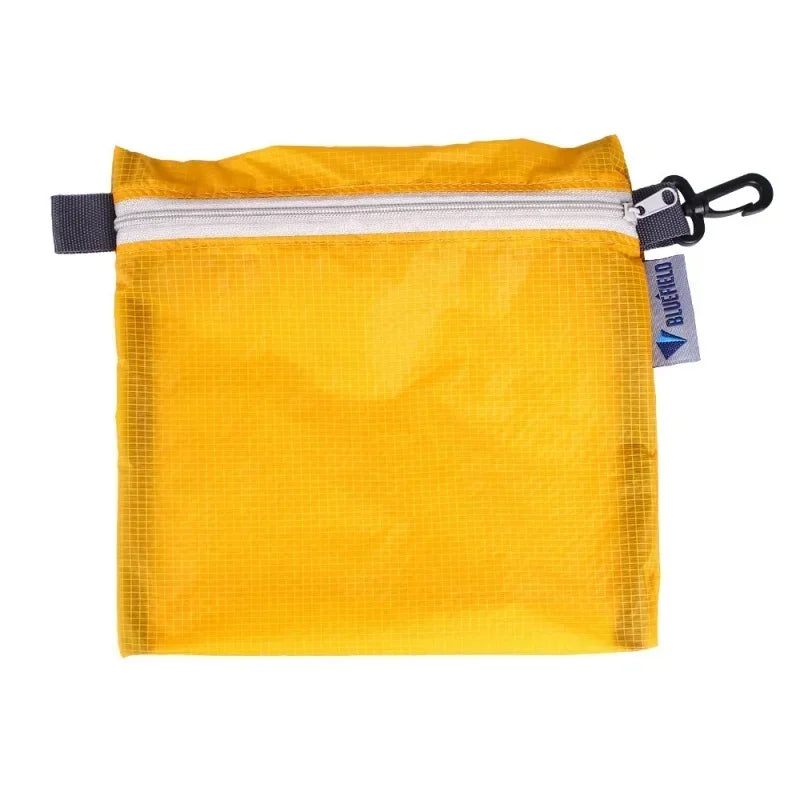 Outdoor Waterproof Bag Swimming Bag Pouch for Camping Hiking with Hook Zipper Storage Bag 4 Colors Pocket Pouch /JS