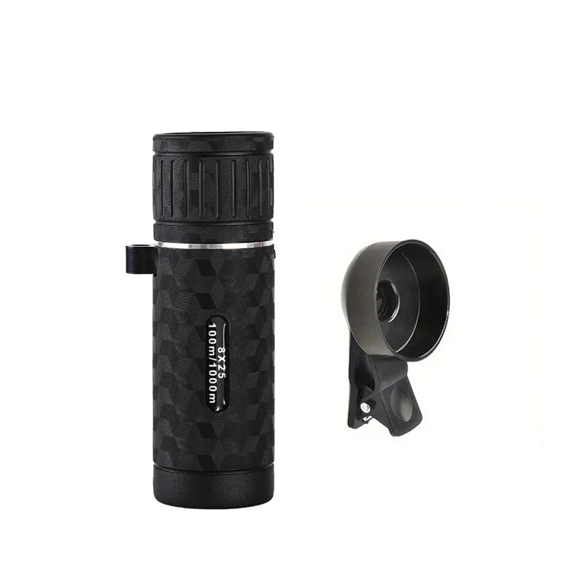 3000x25 monocular zoom HD remote professional monocular, mini portable telescope, suitable for outdoor camping and hunting