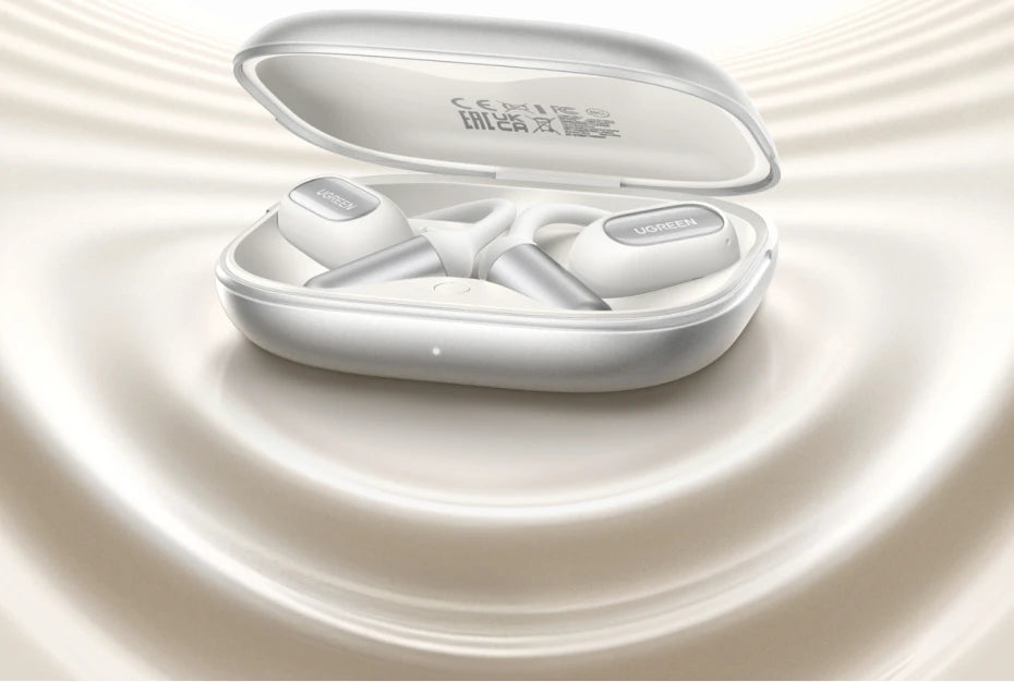 UGREEN FitBuds Open-Ear Headphones Earphones, Ear-hook TWS True-Wireless Bluetooth 6.0 Wireless Earbuds, Spatial Audio, 30H play