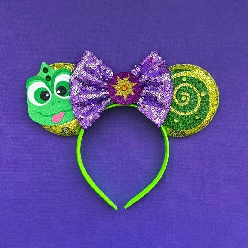 Disney Mickey Mouse Hairbands Frozen Ear Headband for Adults Anna Elsa Snowman Olaf Headwear Women Kids Girls Hair Accessories