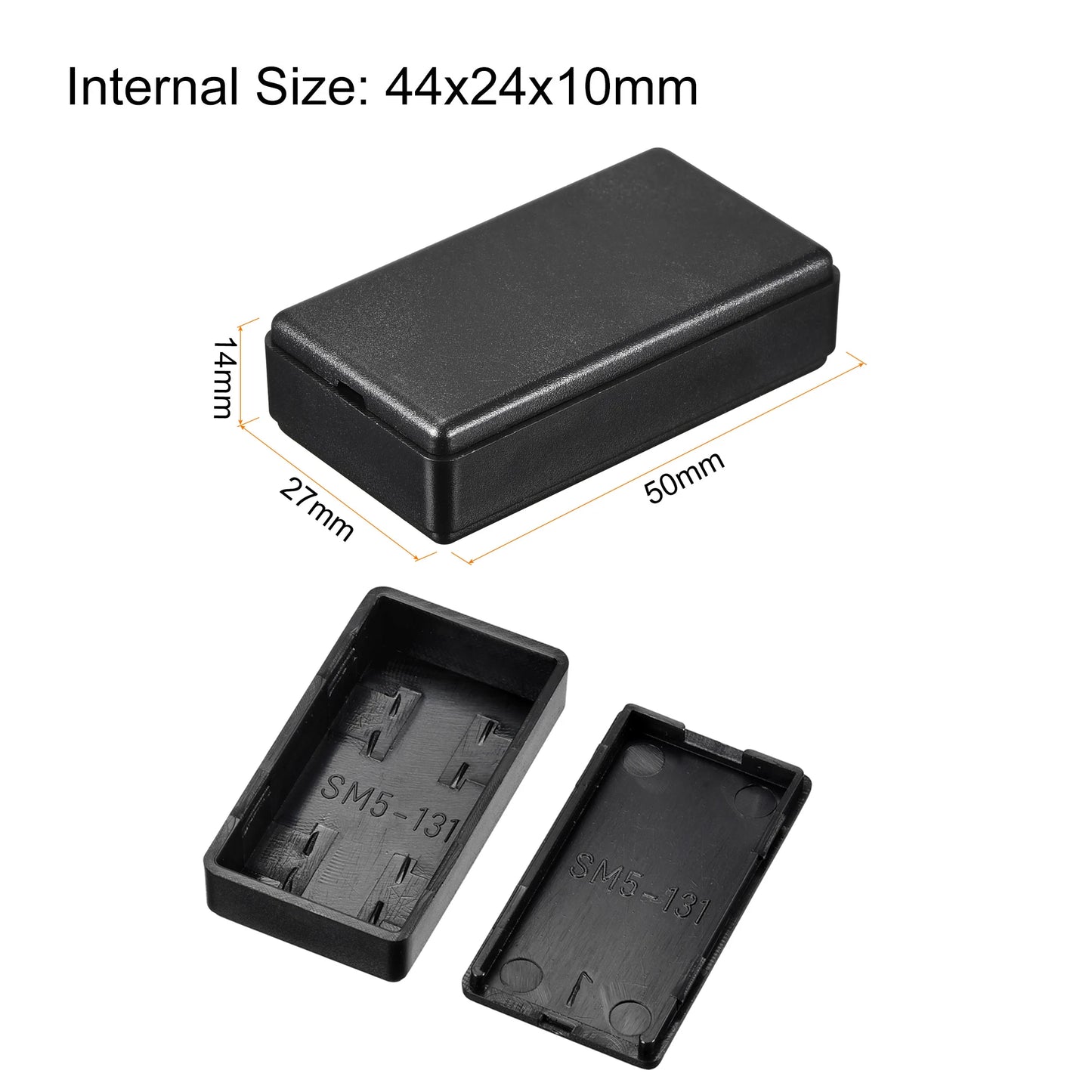 1-10Pcs Electronic Junction Box Dustproof ABS Plastic Project Box Storage Shell Housing Instrument Case Enclosure Control Boxes
