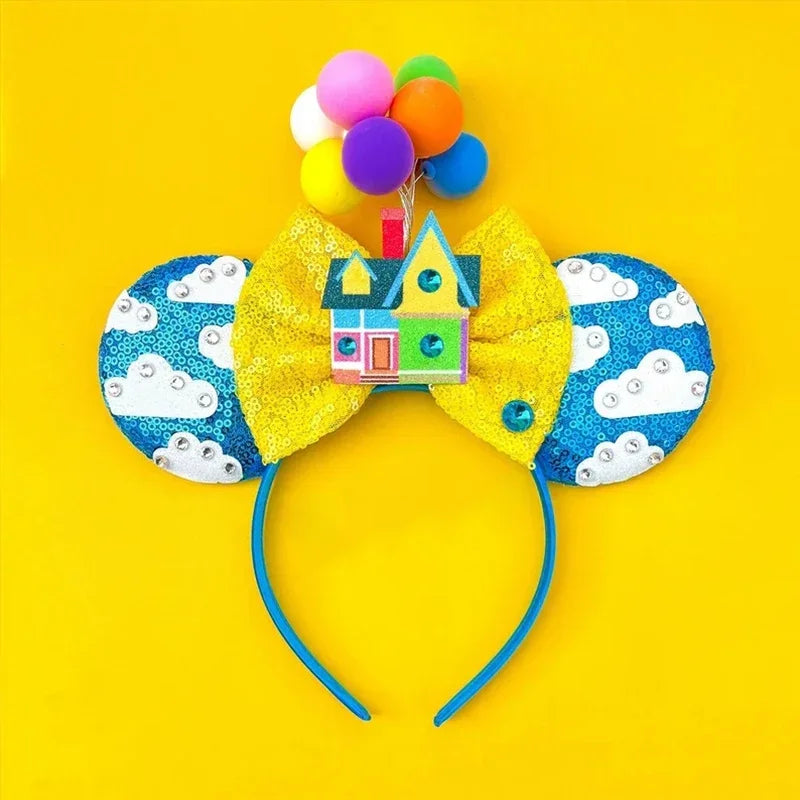 Disney Mickey Mouse Hairbands Frozen Ear Headband for Adults Anna Elsa Snowman Olaf Headwear Women Kids Girls Hair Accessories