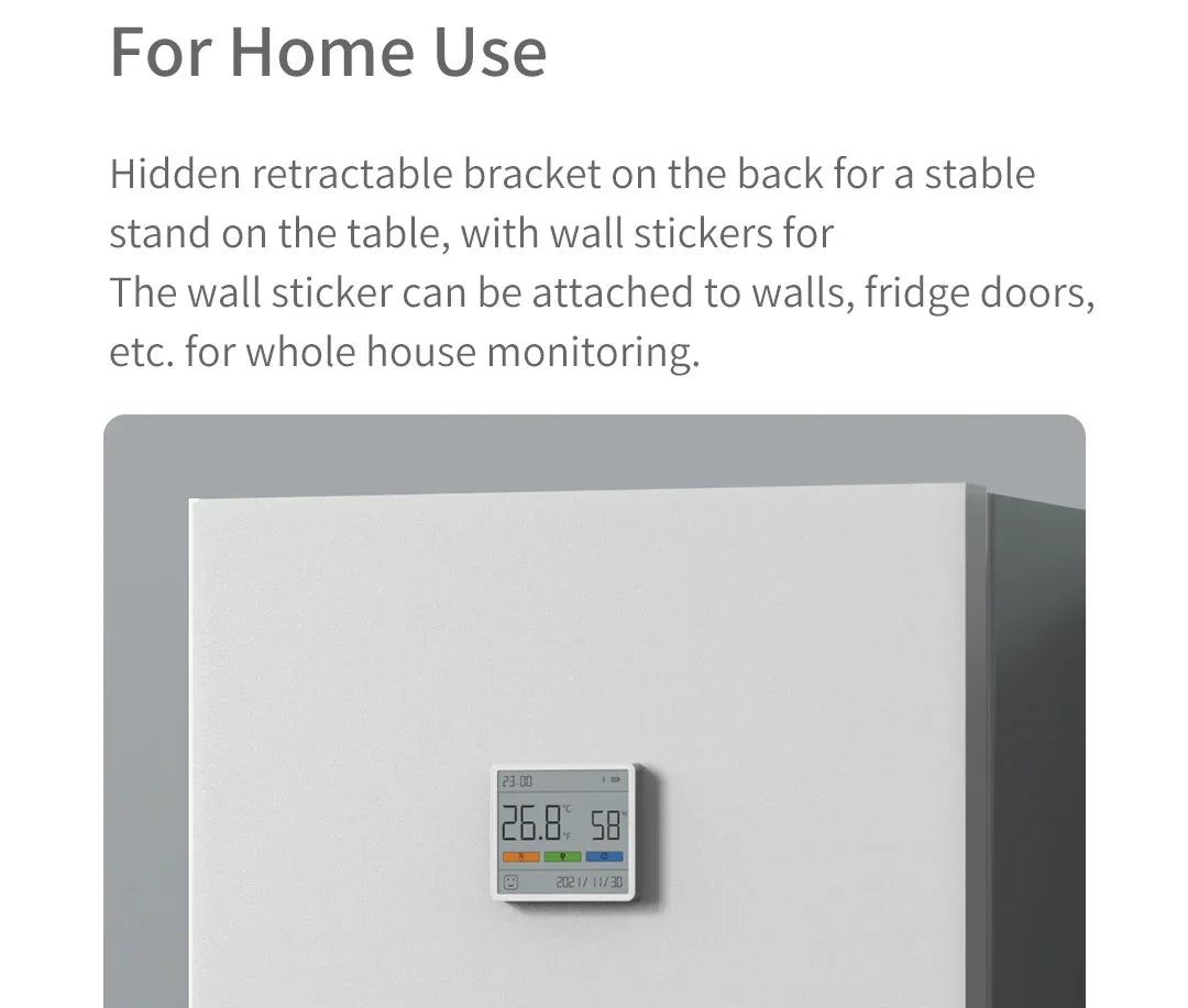 Xiaomi DUKA Atuman LCD Electronic Digital Temperature Humidity Meter Clock Indoor Outdoor Thermometer Hygrometer Weather Sensor