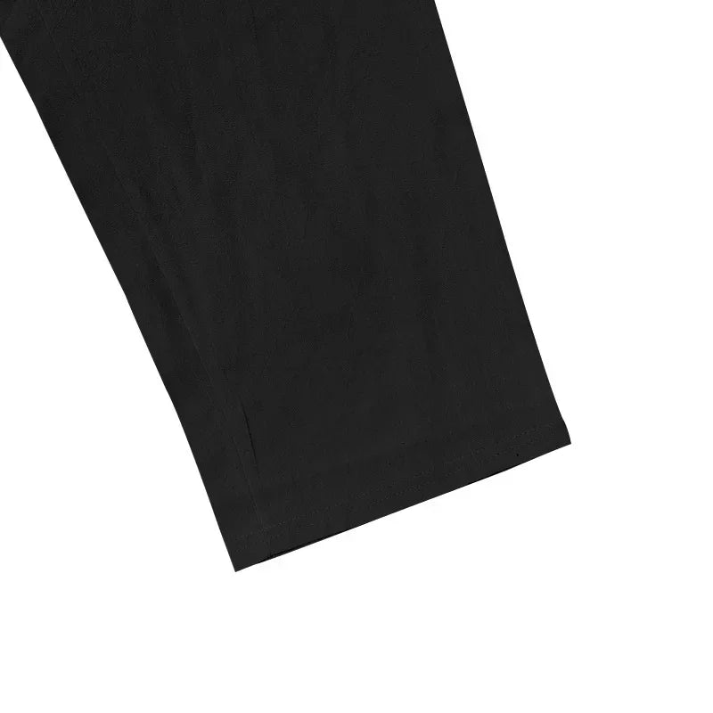 2025 Men's Coconut Printed Breathable Cotton and Linen Loose Casual Sports Pants