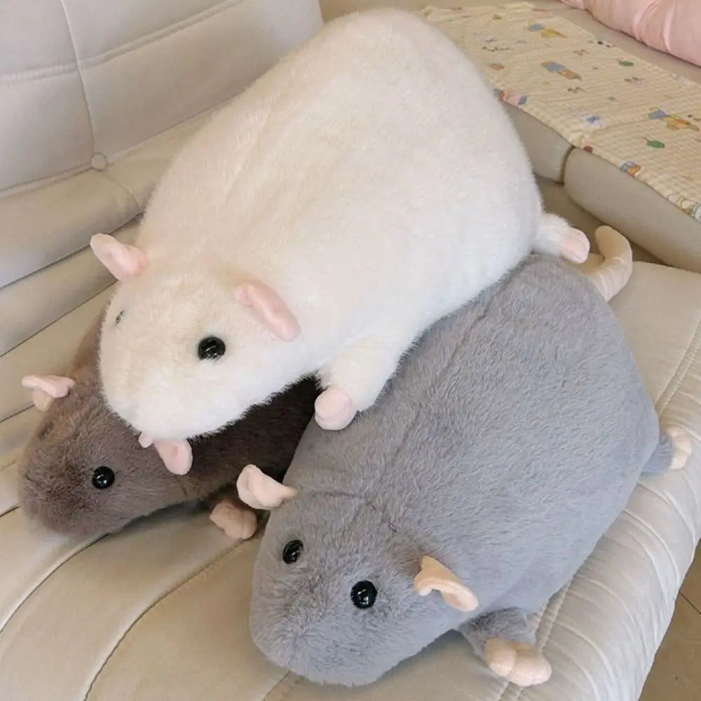 Creative 30/45/90cm Mouse Oversized Flower Branch Rat Cartoon Soft Animal Figure Gift Birthday Stuffed & Plush Animals