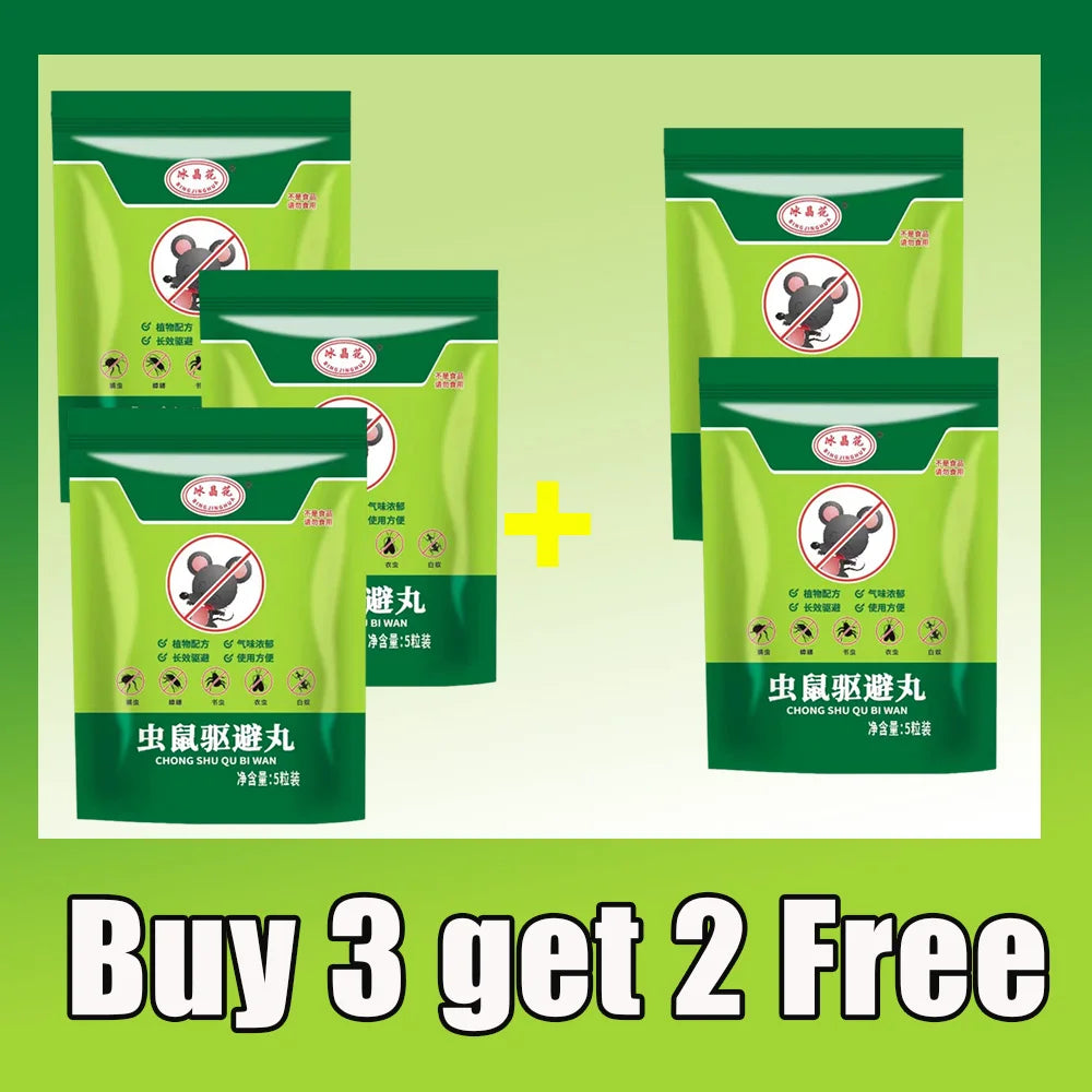 Effective Rat Mouse Repellent Balls Rats mouse trap Bait Mothballs Rat Controller Pill for Indoor Outdoor Rodent Control Protect