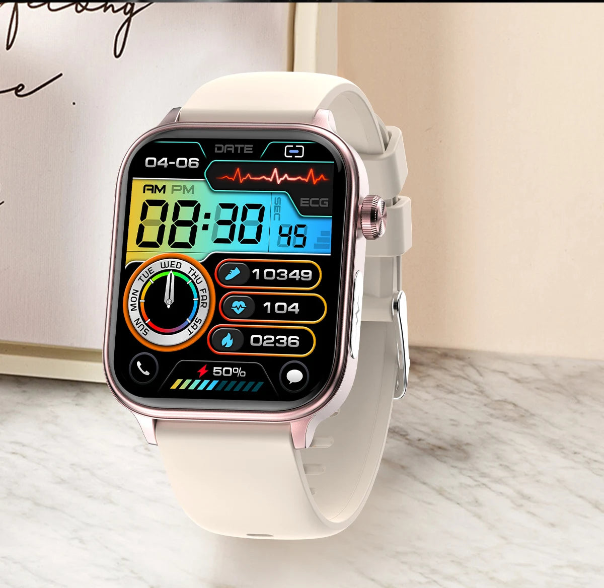 2025 New AI Diagnosis Blood Lipids Uric Acid Body composition Test Smart Watch For Men ECG+PPG Bluetooth Call Health Smartwatch