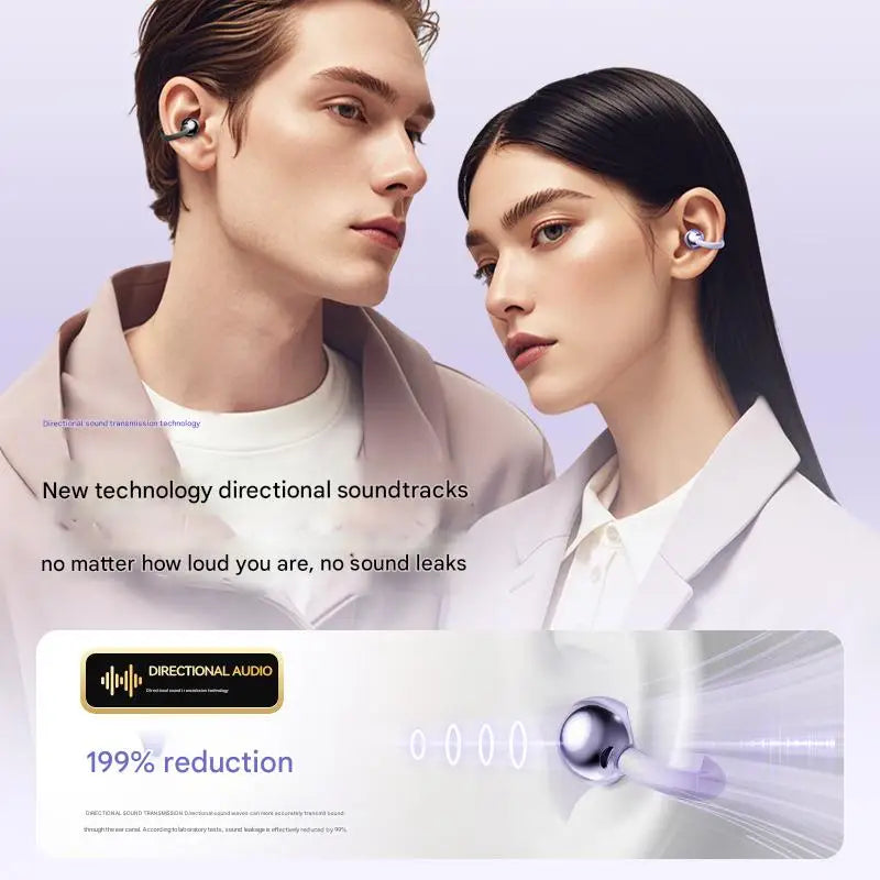 Original Sony Q88 Wireless Earphones Bone Conduction Headset Bluetooth 5.4 Earbuds Clip on Ear Comfortable with Digital Display